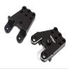 Black Billet Machined Shock Towers for Tamiya CC02 Scale Off-Road Vehicle view 1