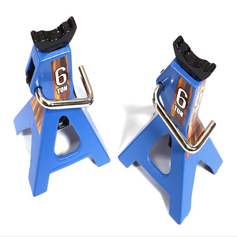 Integy Realistic Model 6 Ton Jack Stands (2) for 1/10, 1/8 Scale & Rock Crawler