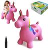 HotMax Unicorn Bouncy Horse Toys for 2 Year Old Girl, Toddlers Bouncing Animals, Ride on Rubber Jumping Toys for Baby Girl or Boy 1st Birthday Gift for 2 3 4 Year Old (Pink Unicorn) view 1