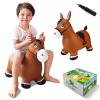 HotMax Bouncy Horse, Inflatable Bouncing Animals Hopper for Toddlers or Kids, Ride on Rubber Jumping Toys for Boy or Girl Birthday Gift (Horse) view 1