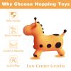 HotMax Bouncy Horse, Inflatable Bouncing Animals Hopper for Toddlers or Kids, Ride on Rubber Jumping Toys for Boy or Girl Birthday Gift (Giraffe) view 2