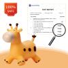 HotMax Bouncy Horse, Inflatable Bouncing Animals Hopper for Toddlers or Kids, Ride on Rubber Jumping Toys for Boy or Girl Birthday Gift (Giraffe) view 4
