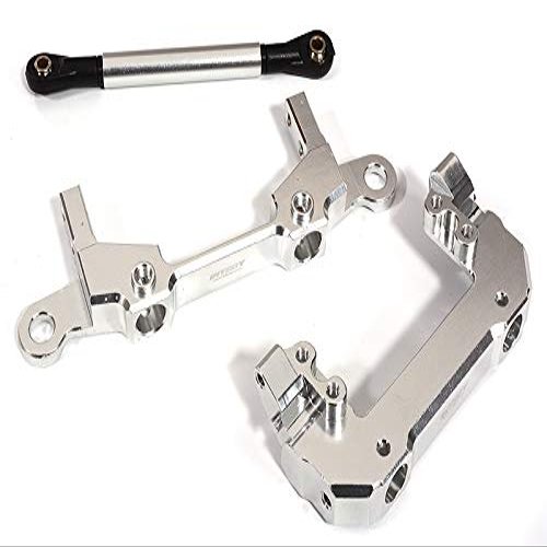 Machined F&R Bumper Mounts w/Steering Servo Mount & Linkage for Axial SCX10 III