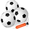 Anzmtosn Mini Soft Toddler Soccer Ball, 3 Pack 6" Little Soccer Balls for Toddlers & Babies, Baby Soccer Balls Pair Bulk Perfectly with Toddler Soccer Goal Toys, Beach Balls, Pool Balls with Air Pump view 1