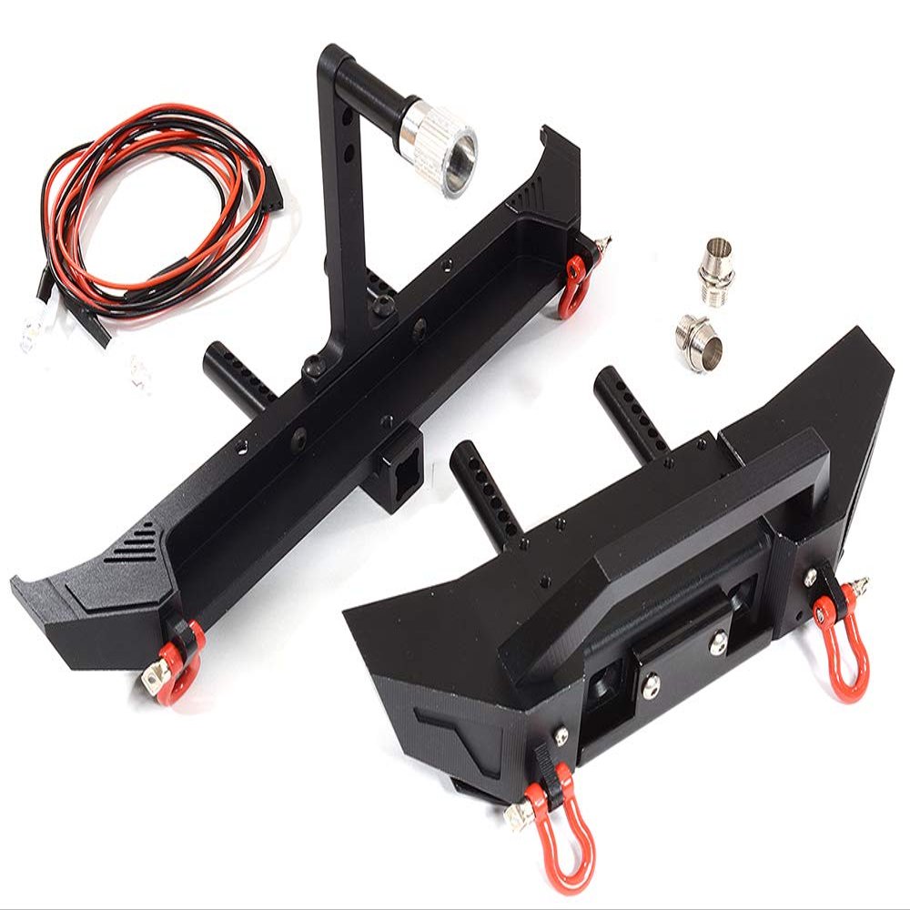 Integy Realistic Metal Front & Rear Bumper for 1/10 Scale Off-Road Crawler