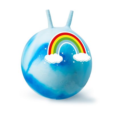 Tobar Rainbow Space Hopper Toy (60cm Inflated)