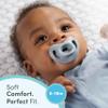 NUK Timeless Comfy Pacifier | 100% Silicone, One-Piece Design | BPA-Free, Gentle on Babys Skin | 5-Pack, for 6-18M view 2
