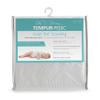 Tempur-Pedic Cool Tot Cooling Fitted Waterproof Infant and Baby Crib Mattress Protector Pad & Toddler Bed Cover, Comfortable and Luxurious Topper, Machine Washable and Dryer Friendly, 52 x 28- White view 1