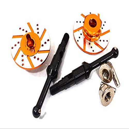 Billet Machined Rear Drive Shaft w/Disc Brake (2) for Tamiya T3-01 Dancing Rider