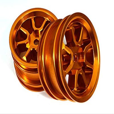 RC Model CNC-Machined Aluminum Rear Wheels Designed for Tamiya T3-01 Dancing Rider