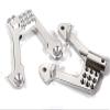Billet Machined Alloy Rear Shock Towers for Axial 1/10 SCX10 II 6X6 - Silver view 1
