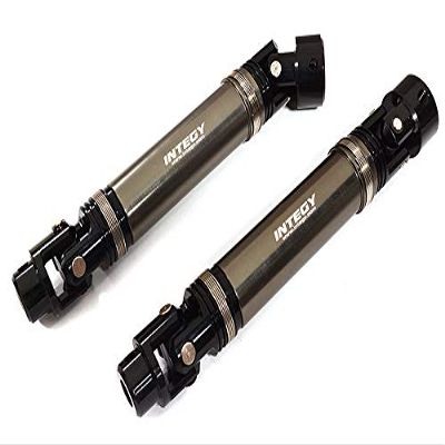 Machined Alloy Universal Drive Shafts for Traxxas 1/10 Maxx 4S Truck - Grey 8950