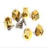 12mm Hex Wheel (6) Hub Brass 10mm Thick for Traxxas TRX-6 Scale & Trail Crawler view 1