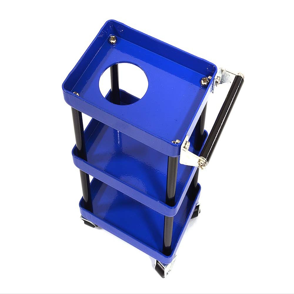 Integy RC Model Realistic Scale Model 3-Tier Rolling Metal Storage Organizer Cart for RC