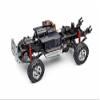 Integy Realistic 1/10 Scale 4X4 RC Pickup Truck RTR with RC Black view 2