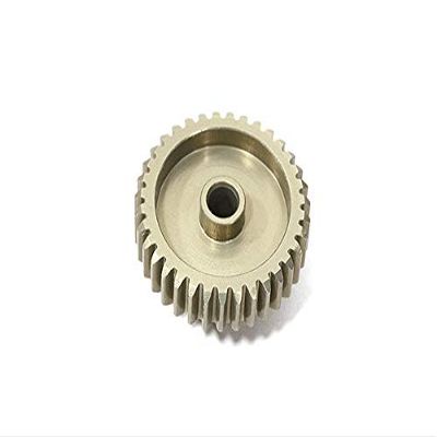 Integy Billet Machined 48 Pitch Pinion Gear 35T, 3.17mm Bore/Shaft for Brushless R/C
