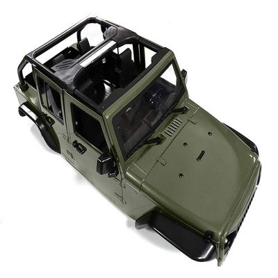 Integy Realistic JW10-C Hard Plastic Body Kit for 1/10 Crawler WB=313mm (Matte Green)