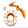 Billet Machined Front Disc Brake for Tamiya T3-01 Dancing Rider view 4
