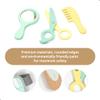 UMU Wooden Kids Hair Salon Playset, Makeup Toy Set, Hair Styling Toys for Girls, Kids Shaving Kit for Boys, Kids Barber Playset, Gifts for 3 4 5 Year Old Girls Boys (18 PCS) view 2