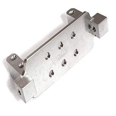Billet Machined Silver Front Steering Servo Mount for Tamiya CC02 Scale Off-Road