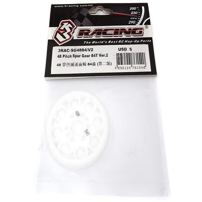 Integy RC Model 3RAC-SG4884/V2 48 Pitch Spur Gear 84T Ver.2