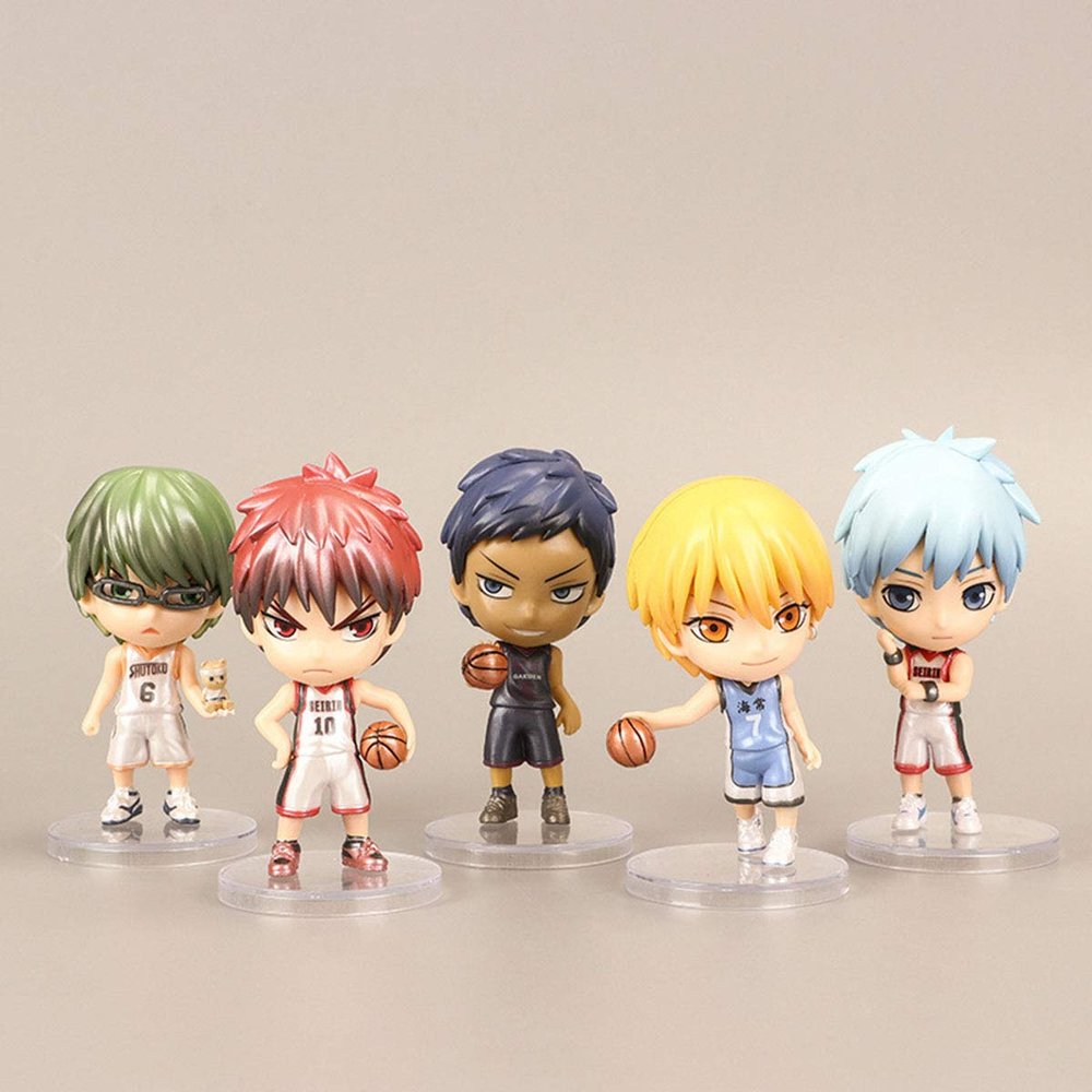 KPOP 5 pcs Anime Merch Sculpture Decoration Statue Doll Model Figure Cosplay