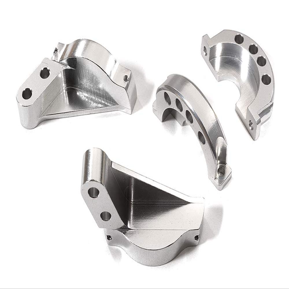 Billet Machined Alloy Lower Coil Spring Mounts for Tamiya CR-01