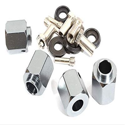 12mm Hex Wheel (4) Hub Alloy 13mm Thick for Traxxas TRX-4 Scale & Trail Crawler