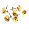 12mm Hex Wheel (6) Hub Brass 11mm Thick for Traxxas TRX-6 Scale & Trail Crawler view 1