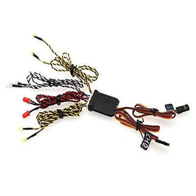 RC Model LED Light Kit(8) Signal/Brake/Front for 1/10 Scale Crawler, Off-Road, TC & Drift