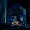 Blue Fantasy Castle Play Tent | Playhouse for Kids, Indoor and Outdoor Activities | Toys & Games, Imaginative Playtime with Role Play | 54 x 41 Inches view 4