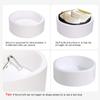 ENMOGO Foam Ball Pit for Toddlers Kids Soft Ball Pool Ideal Gift Play Toy for Children Kiddie Pools - White view 4