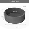 ENMOGO Foam Ball Pit for Toddlers Kids Soft Ball Pool Ideal Gift Play Toy for Children Kiddie Pools - Drak Gray view 2