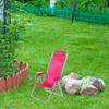 2Pcs Miniature Beach Chair Set - Mini Folding Lounge Chair Dollhouse Furniture Beach Toys for DIY Crafts and Dollhouse Decoration view 2