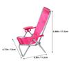 2Pcs Miniature Beach Chair Set - Mini Folding Lounge Chair Dollhouse Furniture Beach Toys for DIY Crafts and Dollhouse Decoration view 3