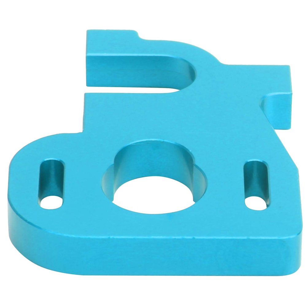 Adjustable Motor Mount, Seat Holder Heat Sink for 1/14 144001 RC Car, Spare Parts Accessory (Blue)