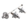 GDOOL RC Trucks Car Spare Parts Upgraded Differential Assembly Spare Parts 2pcs Aluminum 25-ZJ06 & 1 Pcs Aluminum Main Drive Shaft 25-ZJ05 for High Speed 1:10 9125 RC Trucks view 1