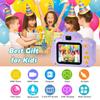 Agoigo Kids Waterproof Camera - Children Underwater HD Video Digital Camcorder, Portable Travel Toy for Toddler - Ideal Christmas Birthday Gifts for Boys Girls Age 3-12 with 32GB Card (Purple) view 2