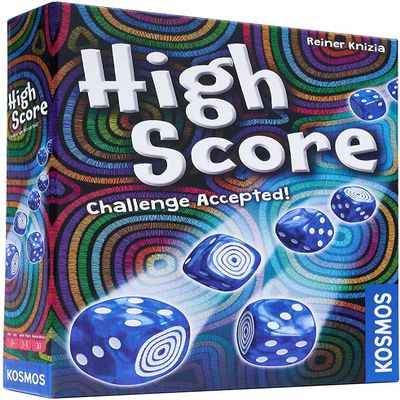 High Score | 2 Language English and German | Dice Game| Luck Game | Board Game | Family Game | 2 to 5 Players | Ages 8+