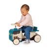 Janod Blue Wooden Ride-on Tractor - Ages 18 Months+ - J08053, Large view 3