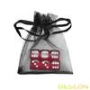 14.5MM Printing Precision Dice Translucent Colors 0.57inch, 6pcs Set view 4