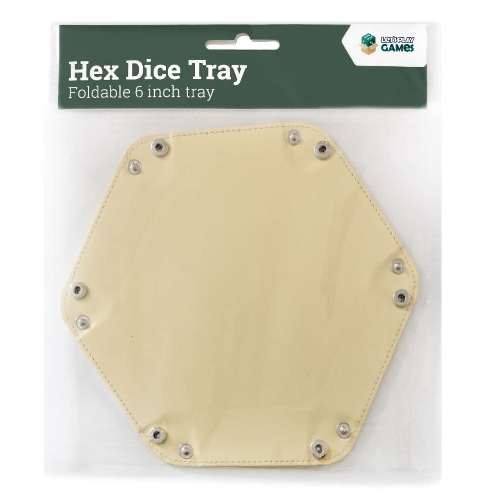 Hex Dice Tray 6" Yellow