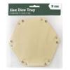 Hex Dice Tray 6" Yellow view 1