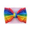 BBTDIN Baby Rainbow Headband Turban With Bow Girls Rainbow Hair Band Bowknot JBC19 (Turban-B) view 1
