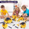 COBFDHA STEM Projects for Kids Age 8-12, Science Kits Boys, Solar Robot Space Toys Gifts 8-14 Year Old Teen Boys Girls, 120Pcs Building Experiments Robots Teenage Ages 9 10 11 12 , Yellow view 4