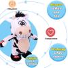 Hopearl Talking Singing Cow Repeats What You Say Walking Electric Interactive Animated Toy Speaking Plush Buddy Gifts for Toddlers, 8'' view 4