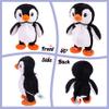 Hopearl Talking Singing Penguin Repeats What You Say Walking Electric Interactive Animated Toy Speaking Plush Buddy Gifts for Toddlers, 7.5'' view 3