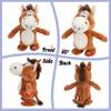 Hopearl Talking Singing Donkey Repeats What You Say Walking Electric Interactive Animated Toy Speaking Plush Buddy Gifts for Toddlers, 8'' view 3