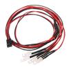 4 LED Light Kit 2 White 2 Red with 3CH Lamp Control Panel for 1/10 1/8 TRX4 SCX10 D90 RC Car view 4