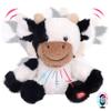 Hopearl Talking Cow Repeats What You Say Shaking Head Electric Interactive Animated Toy Speaking Plush Buddy Birthday Festival for Toddlers, 7'' view 1